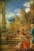 Albrecht Altdorfer Ruhe auf der Flucht oil